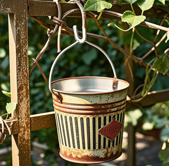 Adding an Element of Elegance with a Metal Flower Pot