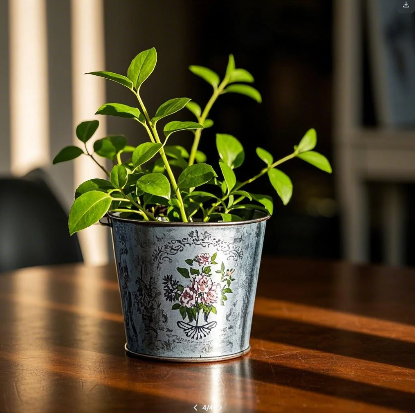 Kitchen Garden: Planting in Galvanized Container