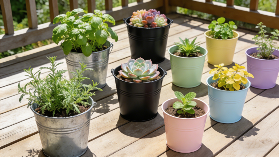 How to Choose the Perfect Metal Tin Planters for Your Green Space