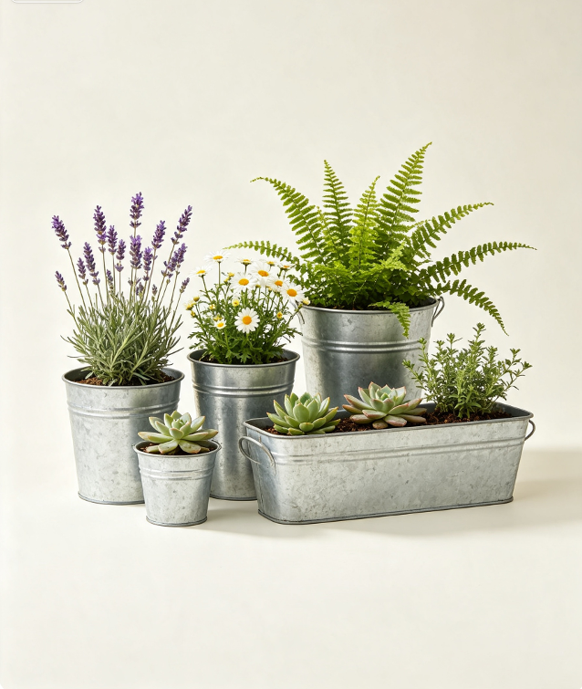 Galvanized Iron Planters You’ll Love This Season