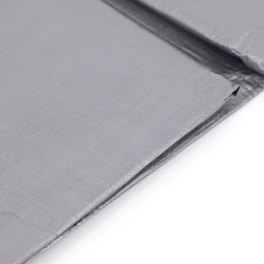 10x12 Foot Silver Fire Retardant Tarp - Heavy Duty 12 Mil Polyethylene Waterproof Cover