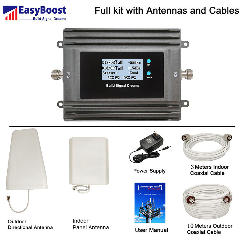 External Antenna 4g Data Signal Booster 1800+2100Mhz 2G+3G+4G