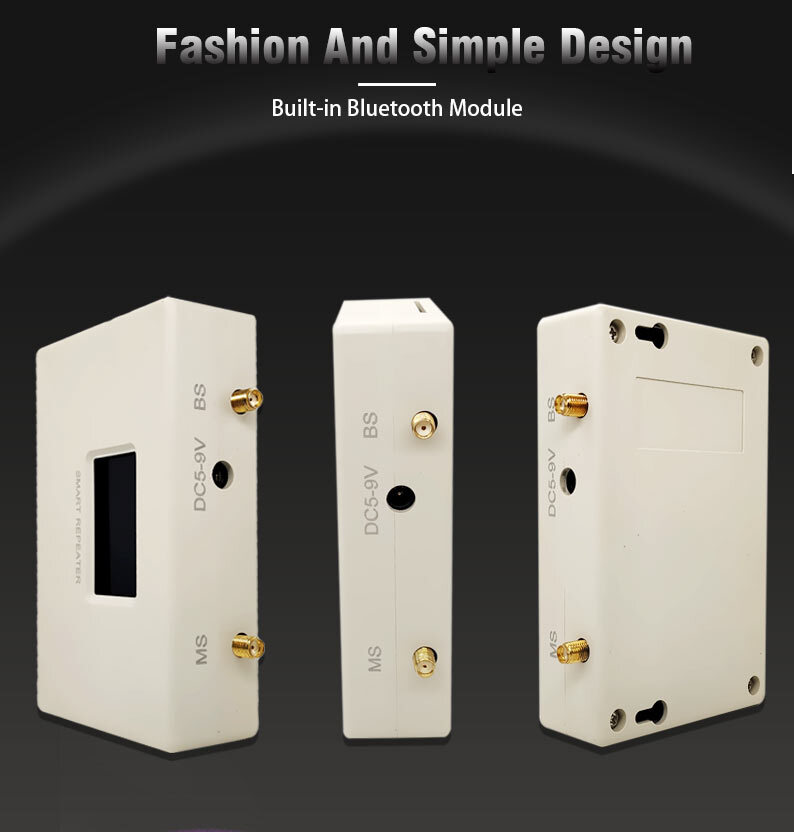  EGSM 900Mhz Band 8 Signal Booster Celullar Amplifier GSM Repeater LCD Display Bluetooth Connection WeChat App Monitor 