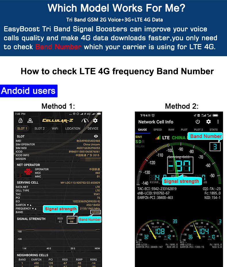 EGSM900+LTE 4G 1800Mhz+2600Mhz 2G+3G+4G Signal Booster B8+B3+B7 Repeater Tri Band Booster GSM Celullar Amplifier Signal Enhancer With LCD Full Kit