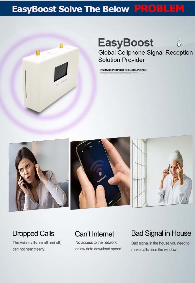 LTE 4G Signal Amplifier 800Mhz B20 5G SA Cellular Signal Booster Antenna 2G 4G Repeater Tuya App Monitoring