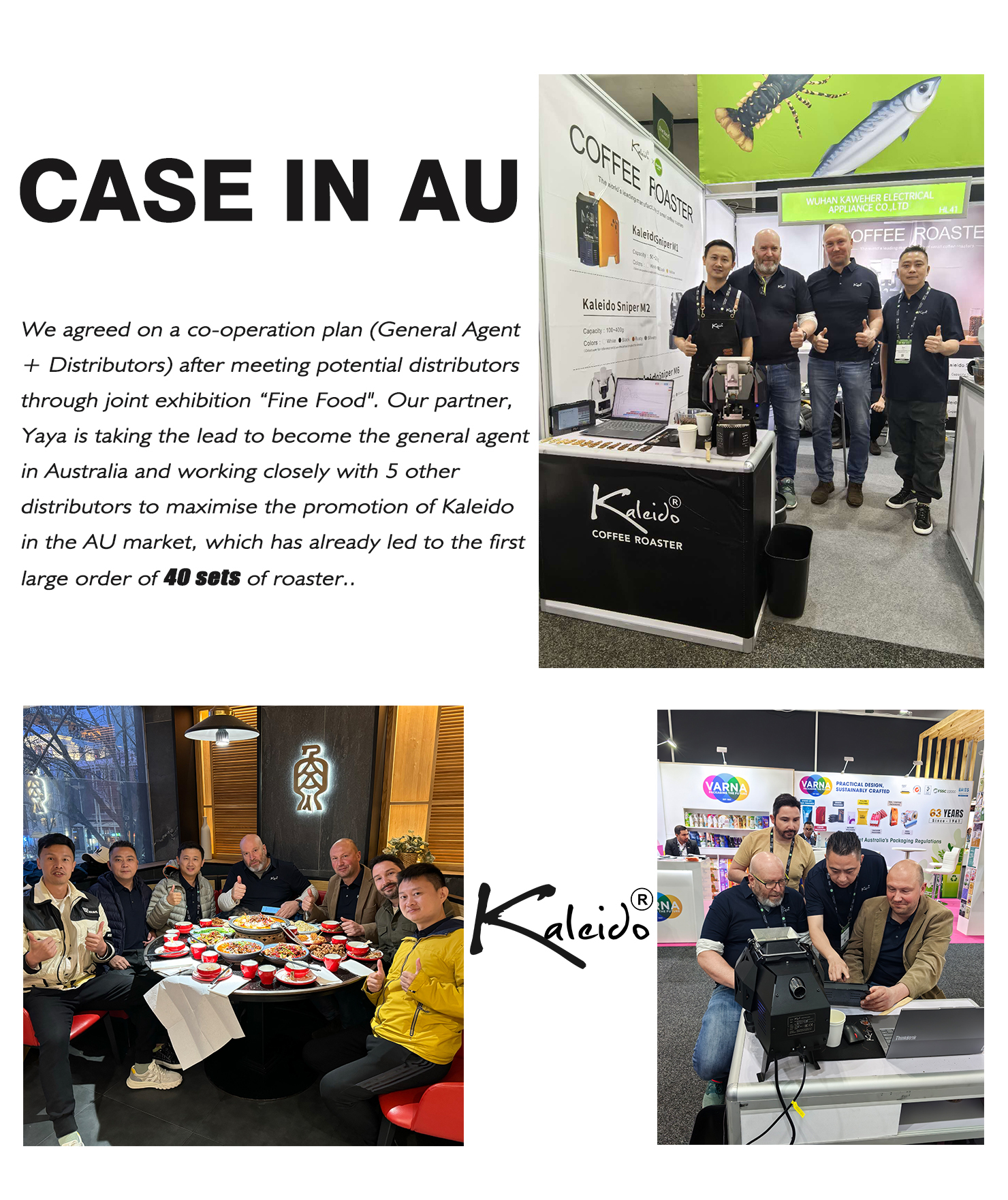 Kaleido Coffee Roaster Looking for Distributors & Agents!