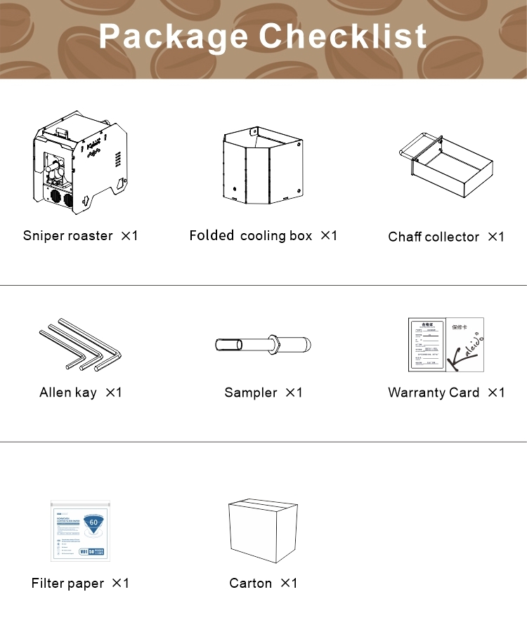 Kaleido M1 LITE MINI SERIES 200g Coffee Roaster Artisan System