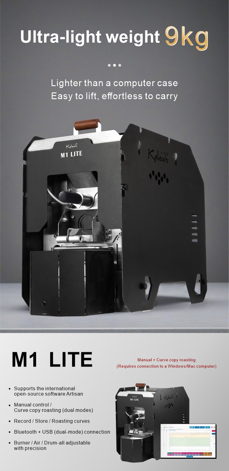 Kaleido M1 LITE MINI SERIES 200g Coffee Roaster Artisan System