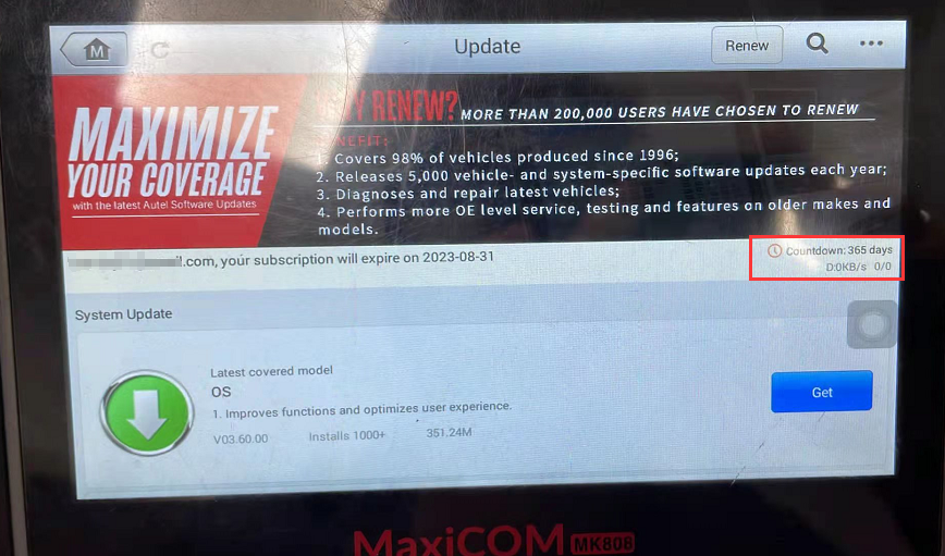 How to Use TCP Card to Activate New Year Software Subscription for Autel Maxicom/ MaxiSys/ MaxiIM Seriers
