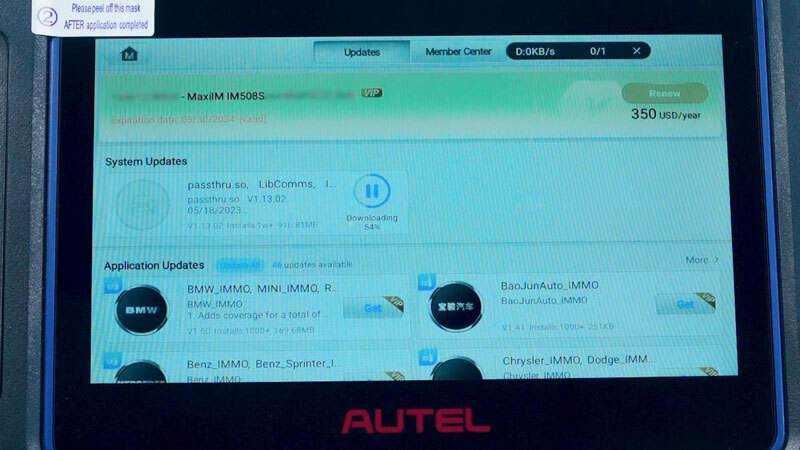 Autel MaxiIM IM508S Rgistration & Upgrade Guide