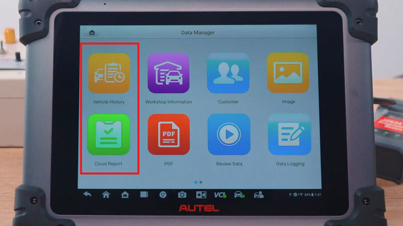 How to use Cloud Sharing Report on Autel Diagnostic Tablet?