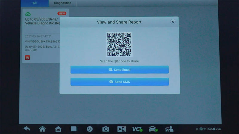 How to use Cloud Sharing Report on Autel Diagnostic Tablet?