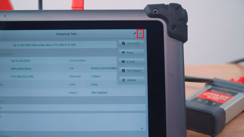 How to use Cloud Sharing Report on Autel Diagnostic Tablet?