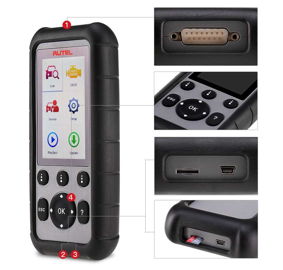 [US/UK/EU Ship] Autel MaxiDiag MD806 Pro Full System Diagnostic Tool Lifetime Free Update Online Update Version of MD806/MD808