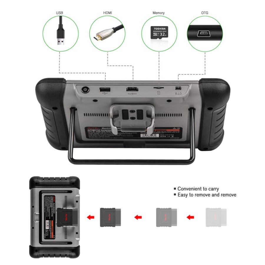 2023 Autel MK808BT MK808ZBT Newly Adds Active Test & Battery