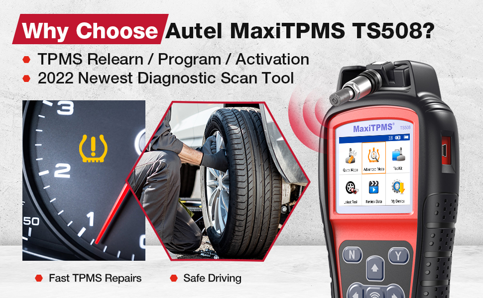 2023 Autel MaxiTPMS TS508 TPMS Programming Tool Lifetime Free Update