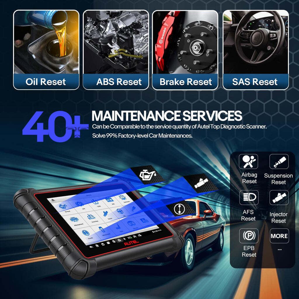 [US Ship] 2026 Autel MaxiCOM MK900 All Systems Diagnostic Scanner with Android 11.0 Upgraded of MK808/ MX900