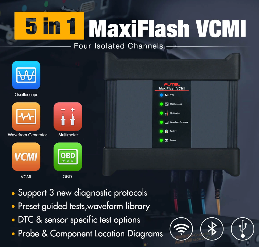 [2Years Update][US/UK/EU Ship]2025 Autel MaxiSYS MS919 Top Diagnostic Scan Tool Support ECU Programming & Coding with 5-In-1 VCMI Same as MaxiSys Ultra