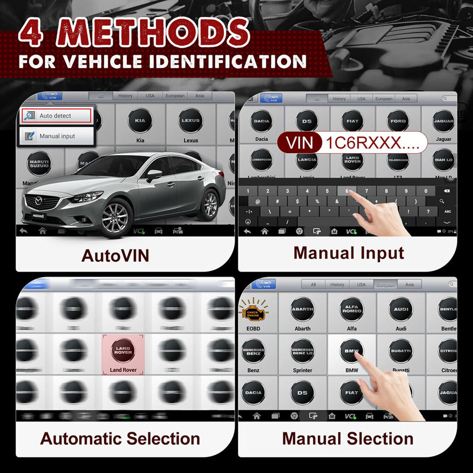 [UK/US/EU Ship] Autel MaxiCOM MK808BT PRO (Autel MK808Z-BT) Full System Diagnostic Tool Newly Adds Active Test and Battery Testing Functions