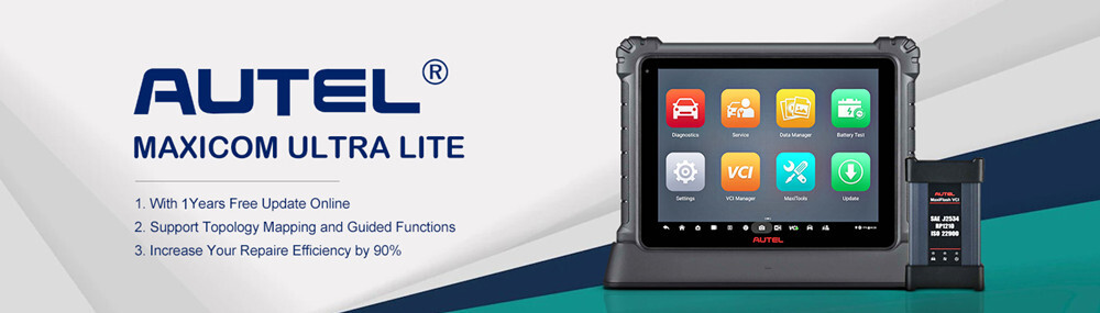 [2Years Update]2024 Autel MaxiCOM Ultra Lite Diagnostic Tool Support Topology Mapping and Guided Functions