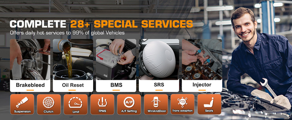 [UK/US/EU Ship] Autel MaxiCOM MK808BT PRO (Autel MK808Z-BT) Full System Diagnostic Tool Newly Adds Active Test and Battery Testing Functions
