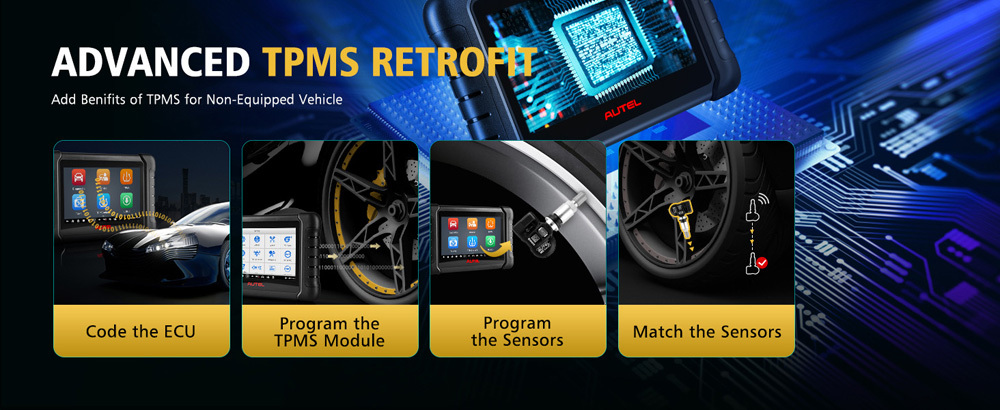 [US/UK/EU Ship] 2024 Autel MaxiDAS DS808S-TS TPMS Diagnostic Tool with Complete TPMS Functions Upgraded Of Autel DS808TS/ MP808TS