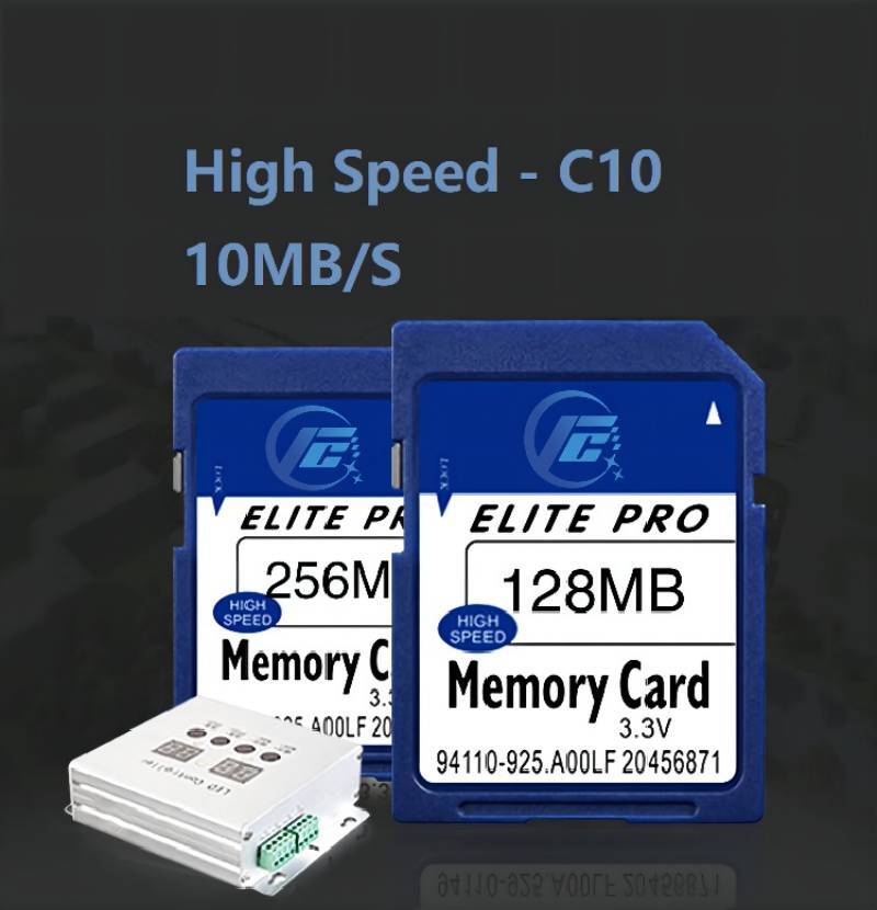 Custom Led sd card 128mb sd 256mb 512mb 1gb sd spi and sd card backup for Led controller