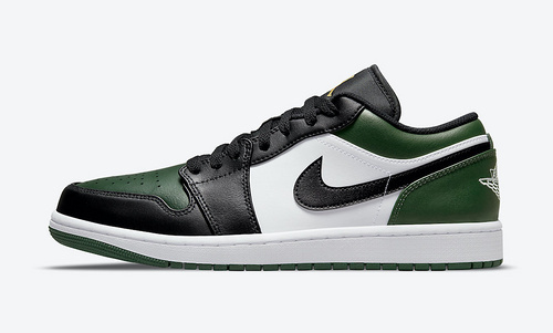 air jordan 1 low green toe