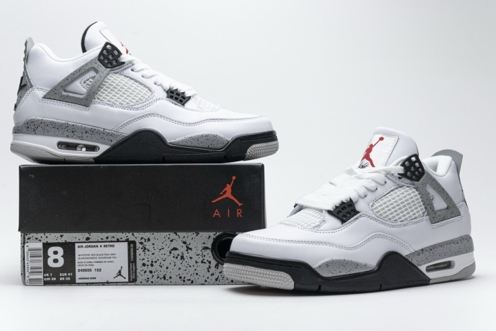 Fake Jordan 4 White Cement
