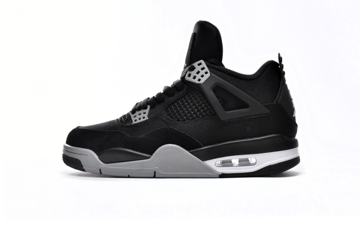 Jordan 4 Black Canvas Reps