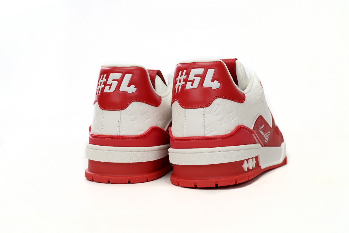Louis Vuitton LV Trainer '54' White Red Sneaker