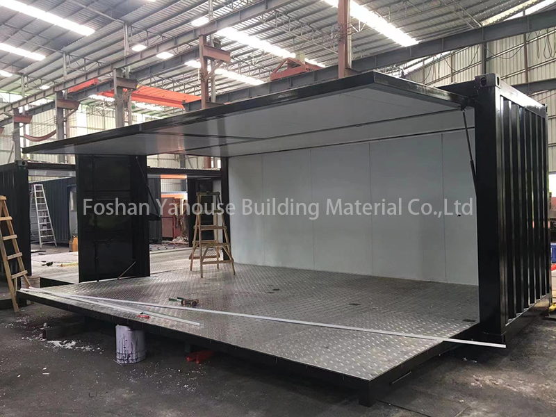 Customized 20FT 40FT Prefabricated /Prefab Modular Steel Container House/Container Coffee Shop/Container Bar/Container cafe
