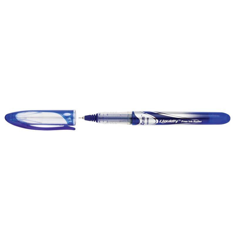 Ручка-роллер BEIFA RX302602-BL СИНЯЯ, корпус с печатью, узел 0,5 мм, линия письма 0,33 мм, 