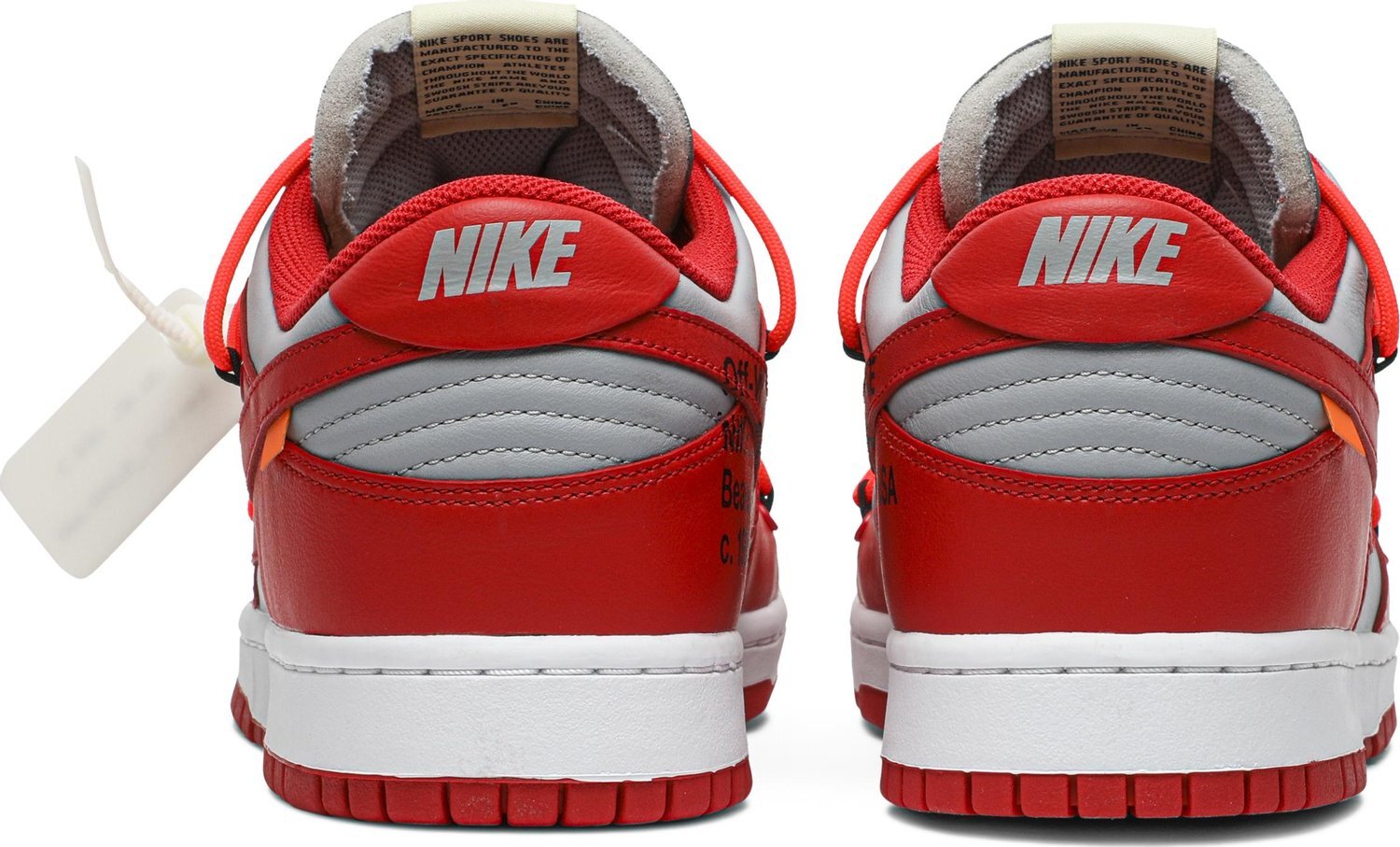 best repsneakers PK Dunk Low OffWhite University Red,CT0856600