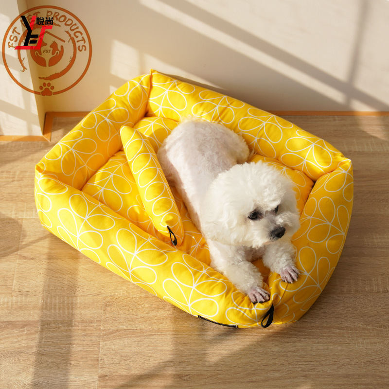 Puppy Bed Durable Orthopedic Machine Washable Sleeping Dog Sofa Bed