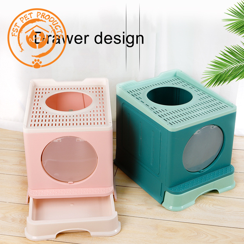 Cat Litter Boxs Enclosure, Cat Litter Box Top Front Entry