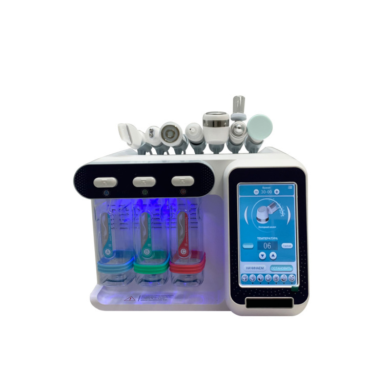RF×Ultrasonic facial equipment hydro facial machine 7 in 1