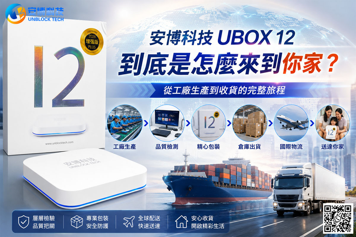 安博科技Ubox12 到底是怎麼來到你家？從工廠生產到收貨的完整旅程!