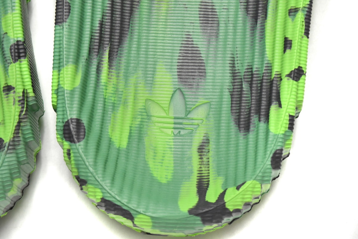 OG Yeezy originals Adilette 22 Slides Black Green,HP6524