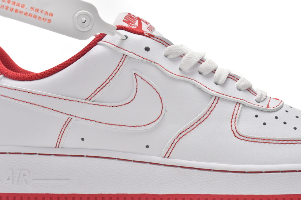 Best Repsneakers Og Air Force 1 Low 07 White University Red Cv1724 100