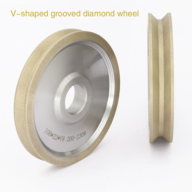 Vgroove diamond wheel inside V diamond grinding wheel glass 45 degree