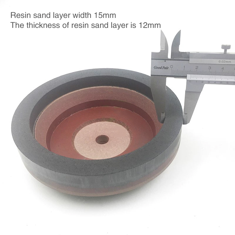 Glass grinding wheel wide edge green bottom red bottom resin wheel bevelling machine diamond wheel resin grinding wheel  