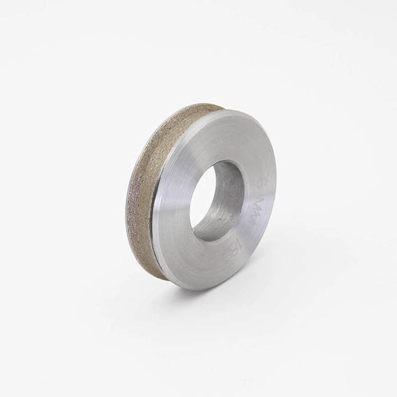 Svelte bronze sintered diamond wheel 50mm special-shaped straight edge diamond wheel trapezoidal groove edge glass inner hole grinding wheel  