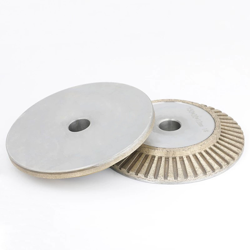 Horse belly edge grinding wheel Stone edging diamond wheel full teeth 1# slope emery wheel 3# fine grinding resin grinding wheel  