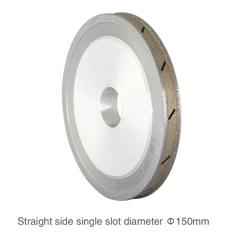 Stone special grinding wheel rock plate edging machine Diamond wheel 12mm with sink coarse sand sharp full tooth grinding wheel  