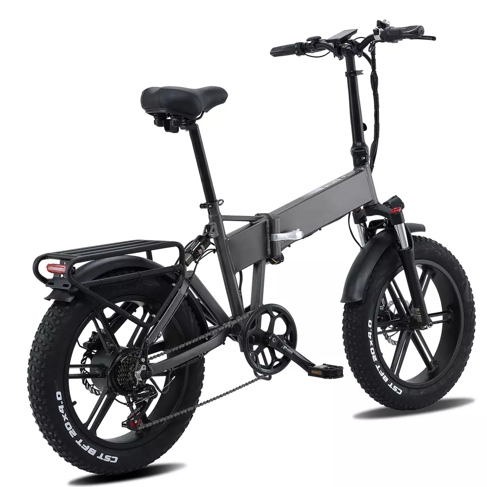 48V 750W Full Suspension Electric Fat Bicycle Fatbike Commute E Bike