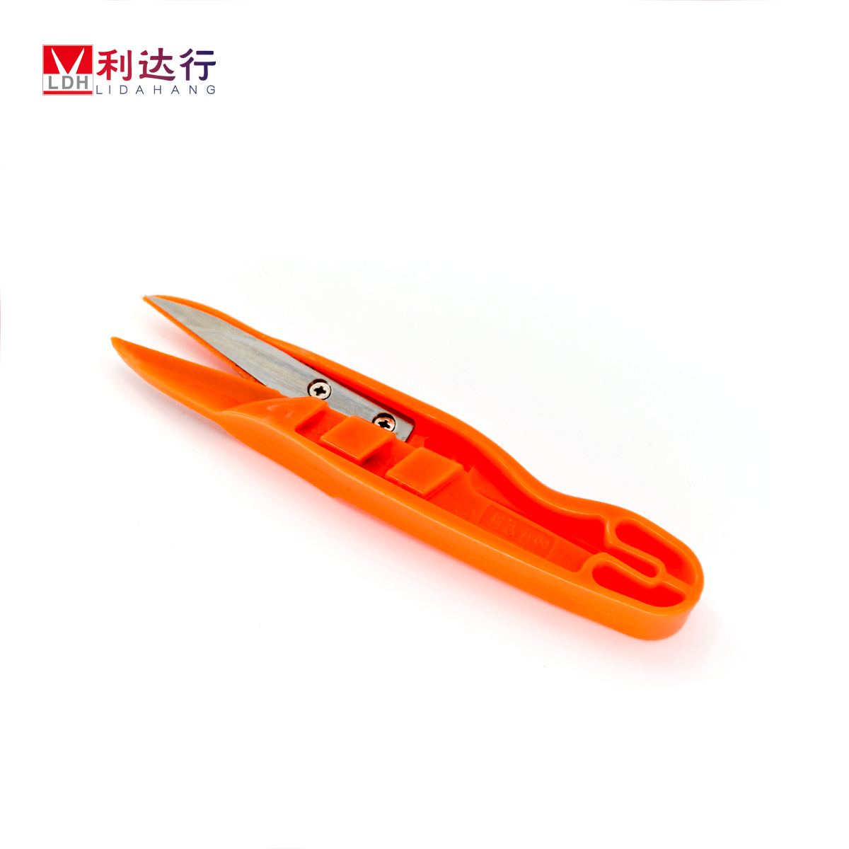 LDH-803 Head-wrapped Safety Yarn Scissors Orange Color Thread