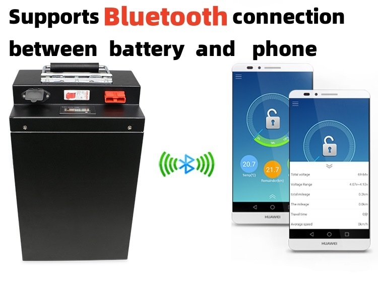 Electric Car Scooter Vehicle Lithium Ion Battery 48V 60V 72V 20ah 30ah 40ah 50ah 100ah 120ah Lithium Power Battery for Electric Bicycle Motorcycle