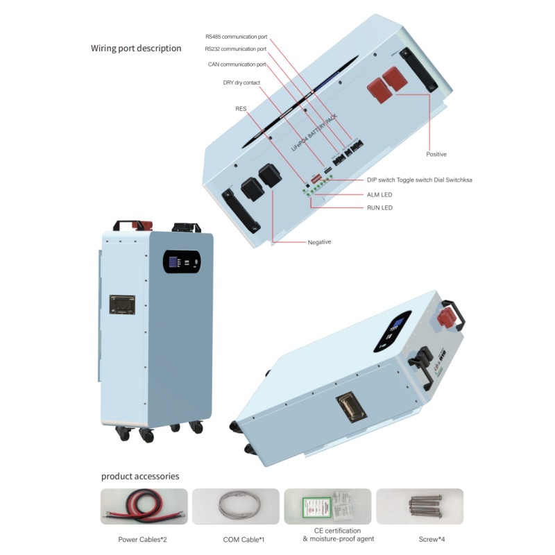 5kwh LiFePO4 Storage Solar 48V 100ah Powerwall for Home Energy Storage/Solar Energy Storage