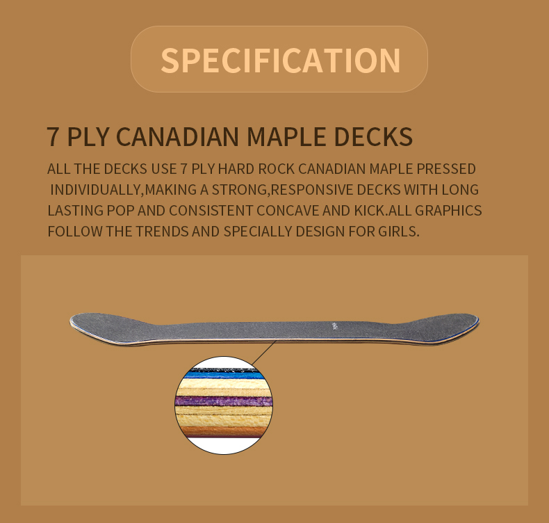 Professional Canadian maple skateboards PSYCHOS brand skateboards-Fantasy Amusment Park series
